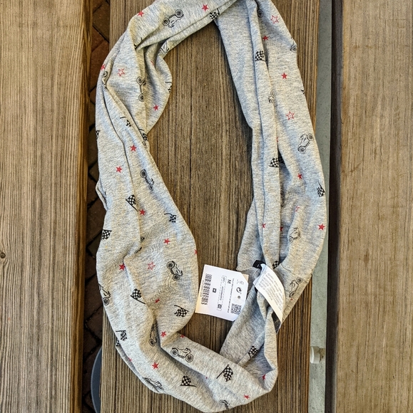 ZARA Cotton Motorcycle Print Neck Warmer NWT - Picture 5 of 6